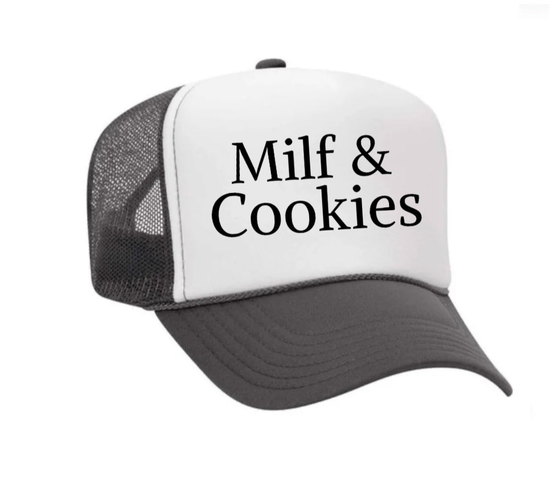 Milf & Cookies Trucker Hat