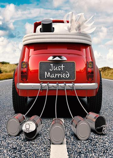 Just Married Sign