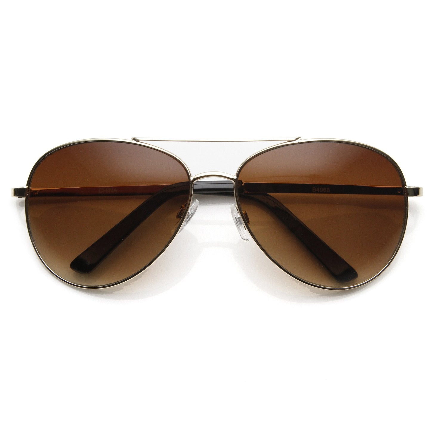 Large Round Full Metal Aviator Sunglasses 1373 58mm