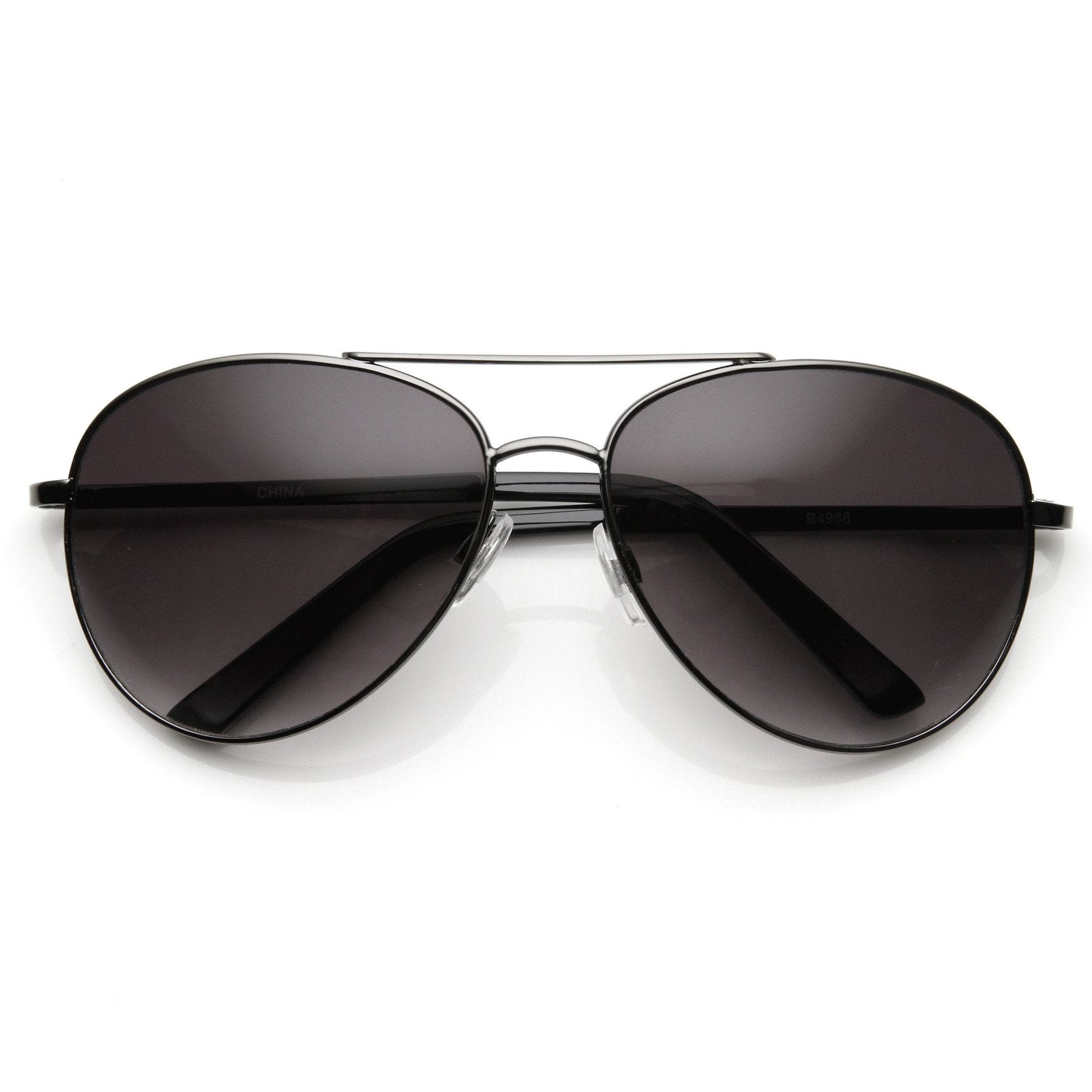 Large Round Full Metal Aviator Sunglasses 1373 58mm