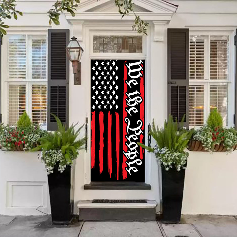 Patriotic Door Swag