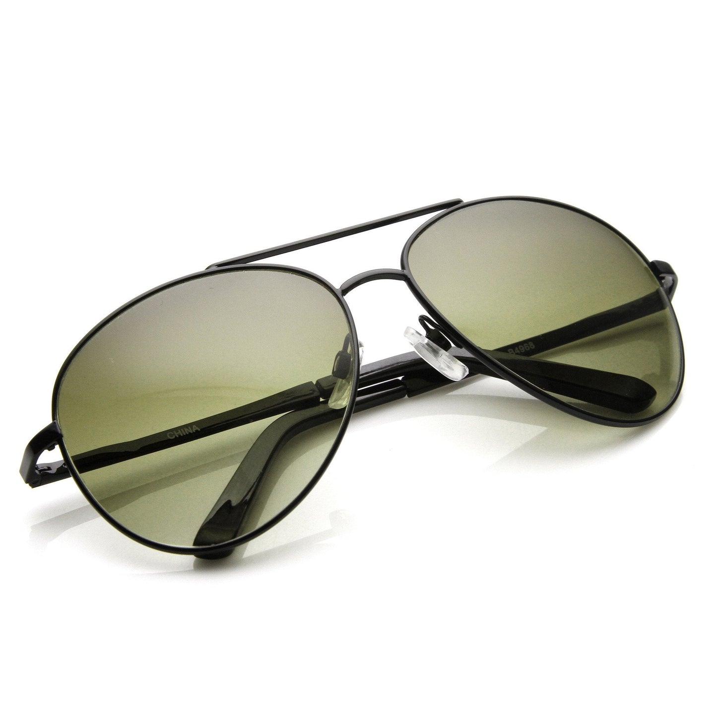 Large Round Full Metal Aviator Sunglasses 1373 58mm