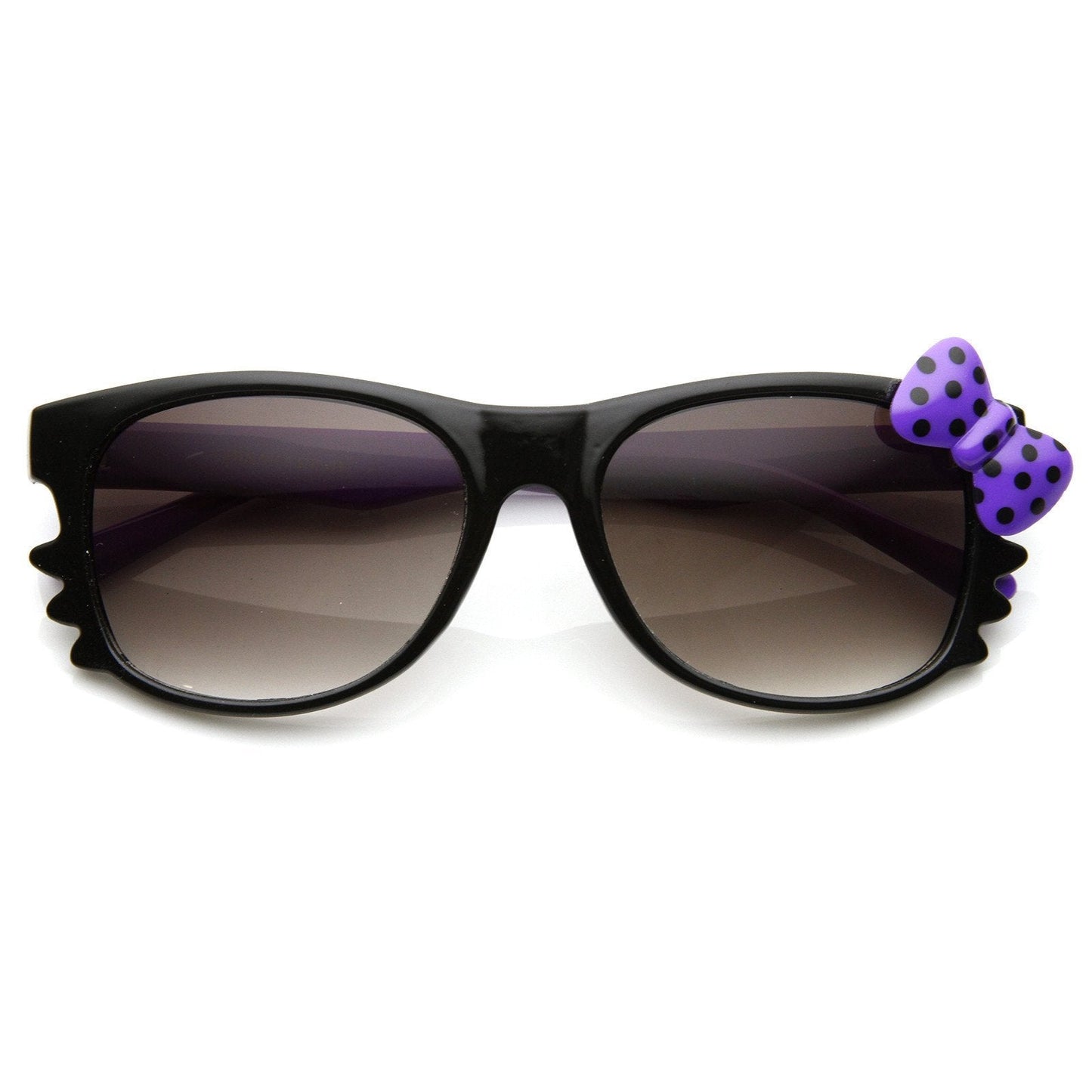 Cute Kitty Colorful Polka Dot Bow Sunglasses 8799