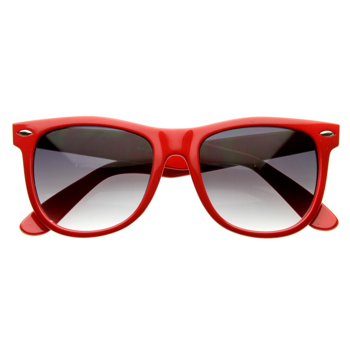 Classic Retro Large Colorful Horned Rim Sunglasses 2767