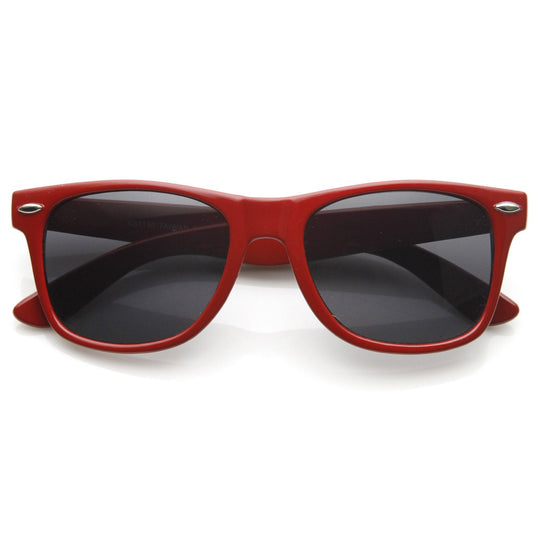 Retro Classic Colorized Horned Rim Sunglasses 2395