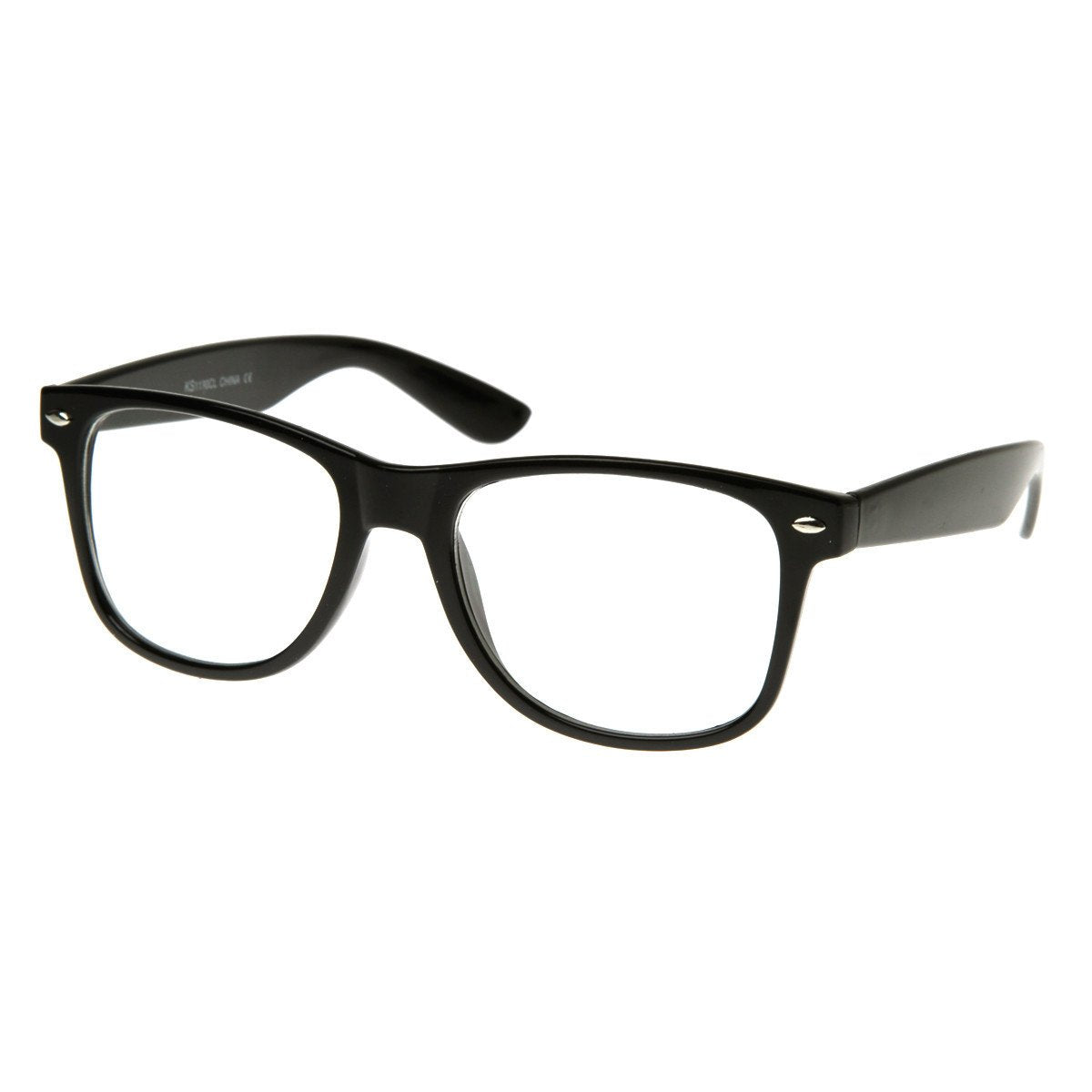 Retro Clear Lens Nerd Geek Horned Rim Glasses 2873