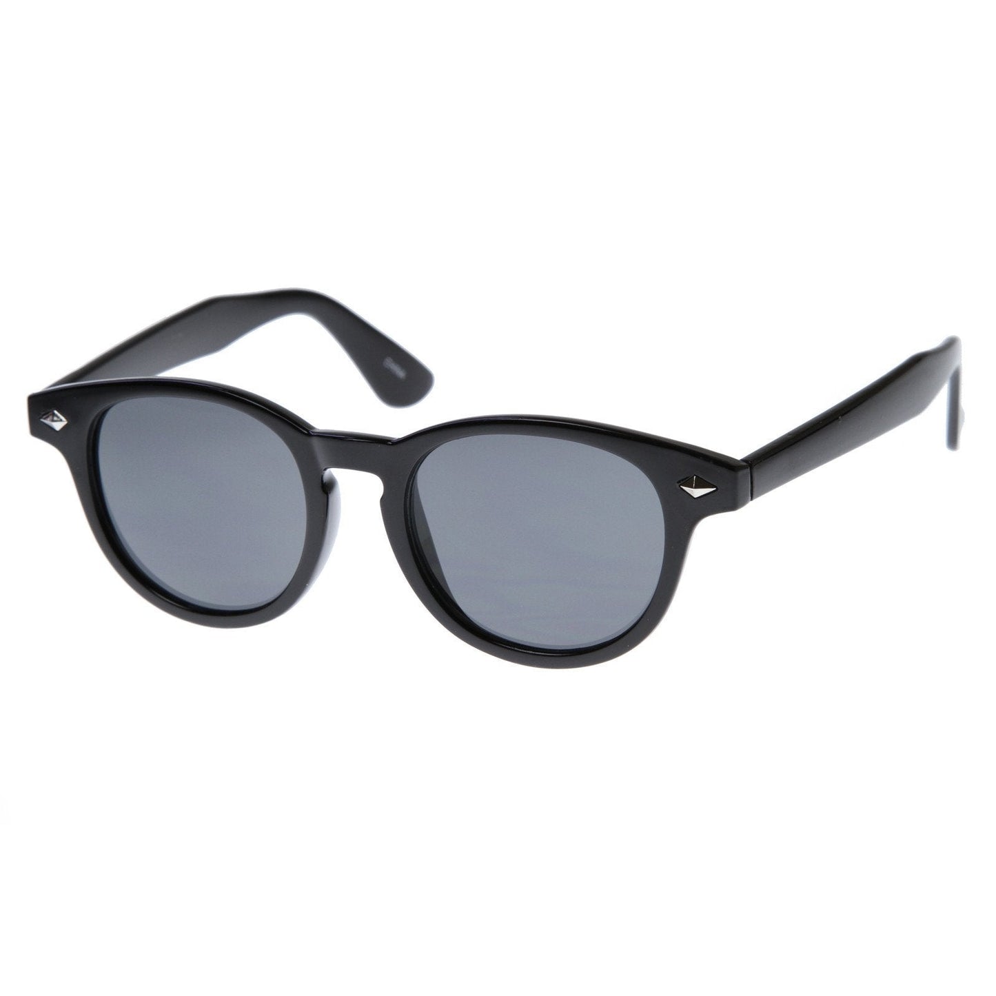 Retro Dapper P3 Key Hole Horned Rim Sunglasses 8308