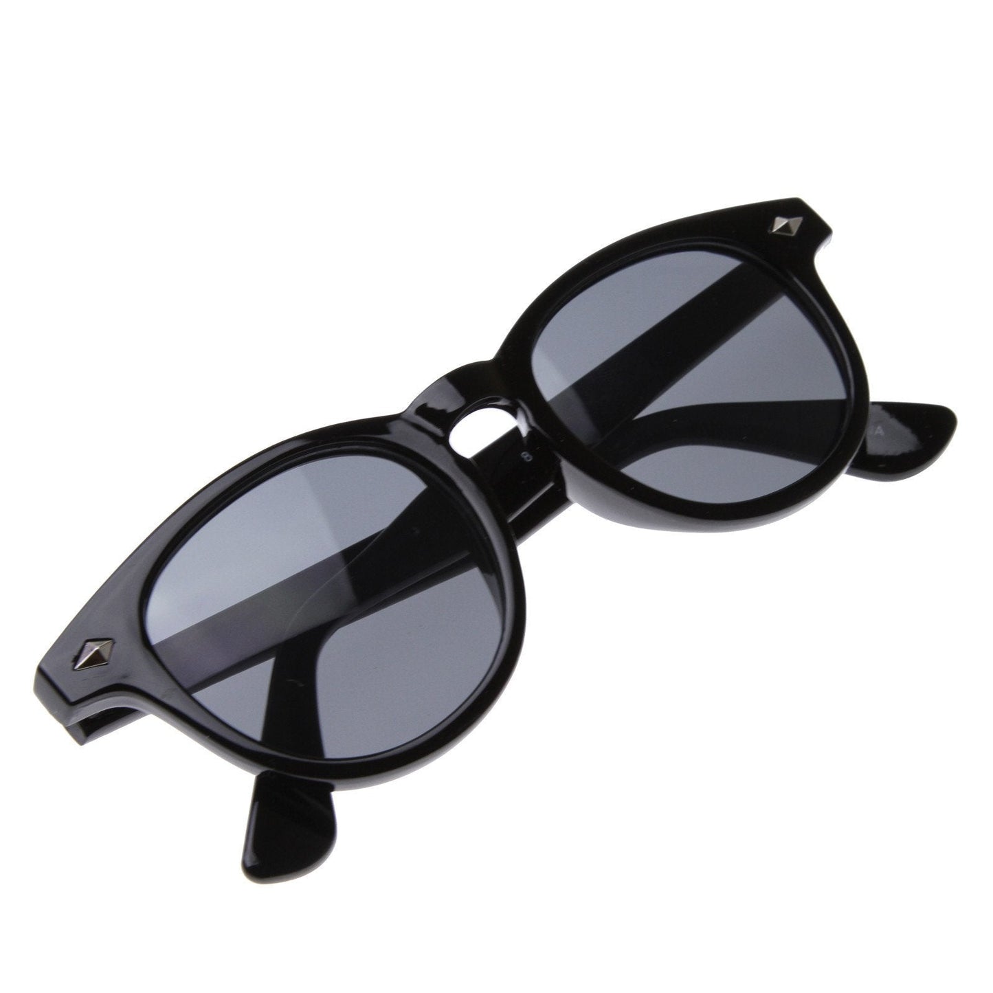 Retro Dapper P3 Key Hole Horned Rim Sunglasses 8308