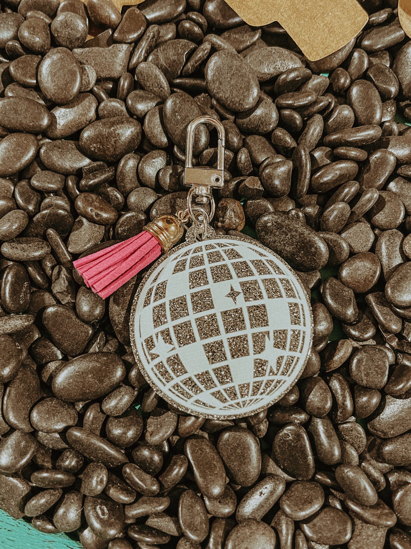 Disco Ball Keychains