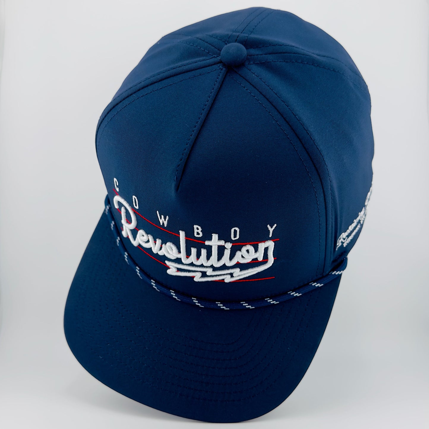 “Lightning" Navy Blue - Cowboy Revolution 5-panel Performance Hat