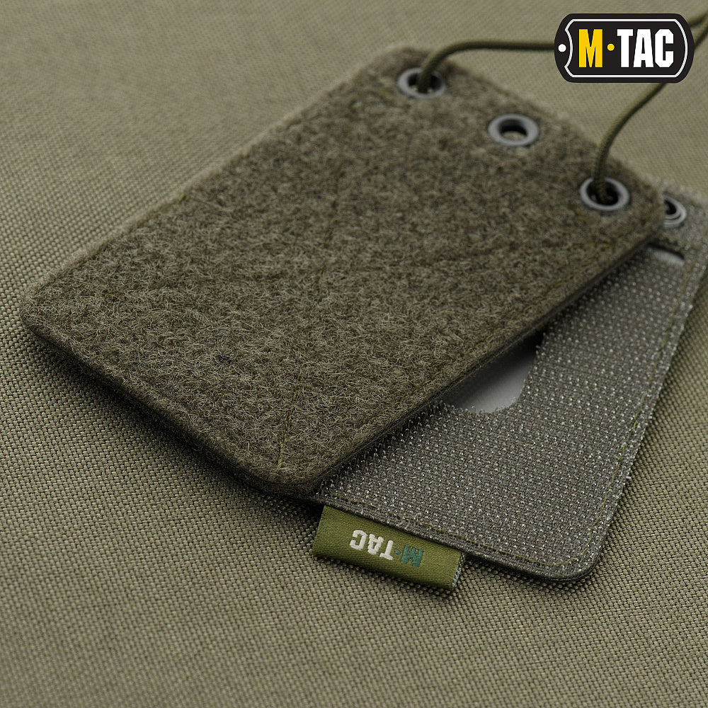 M-Tac Tactical Badge Holder Hanging ID Card Case Hook Surface Draw Cord