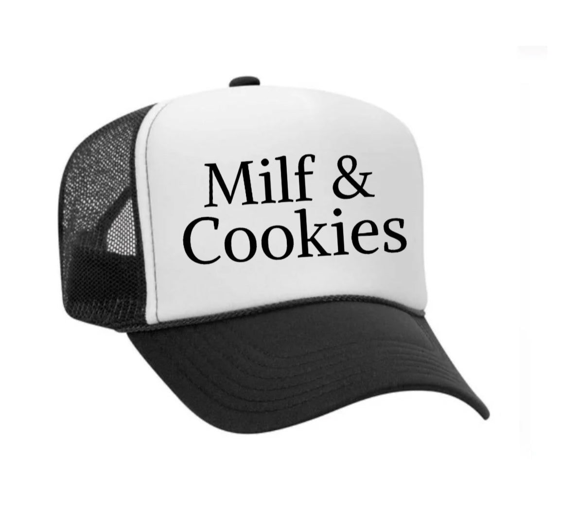 Milf & Cookies Trucker Hat