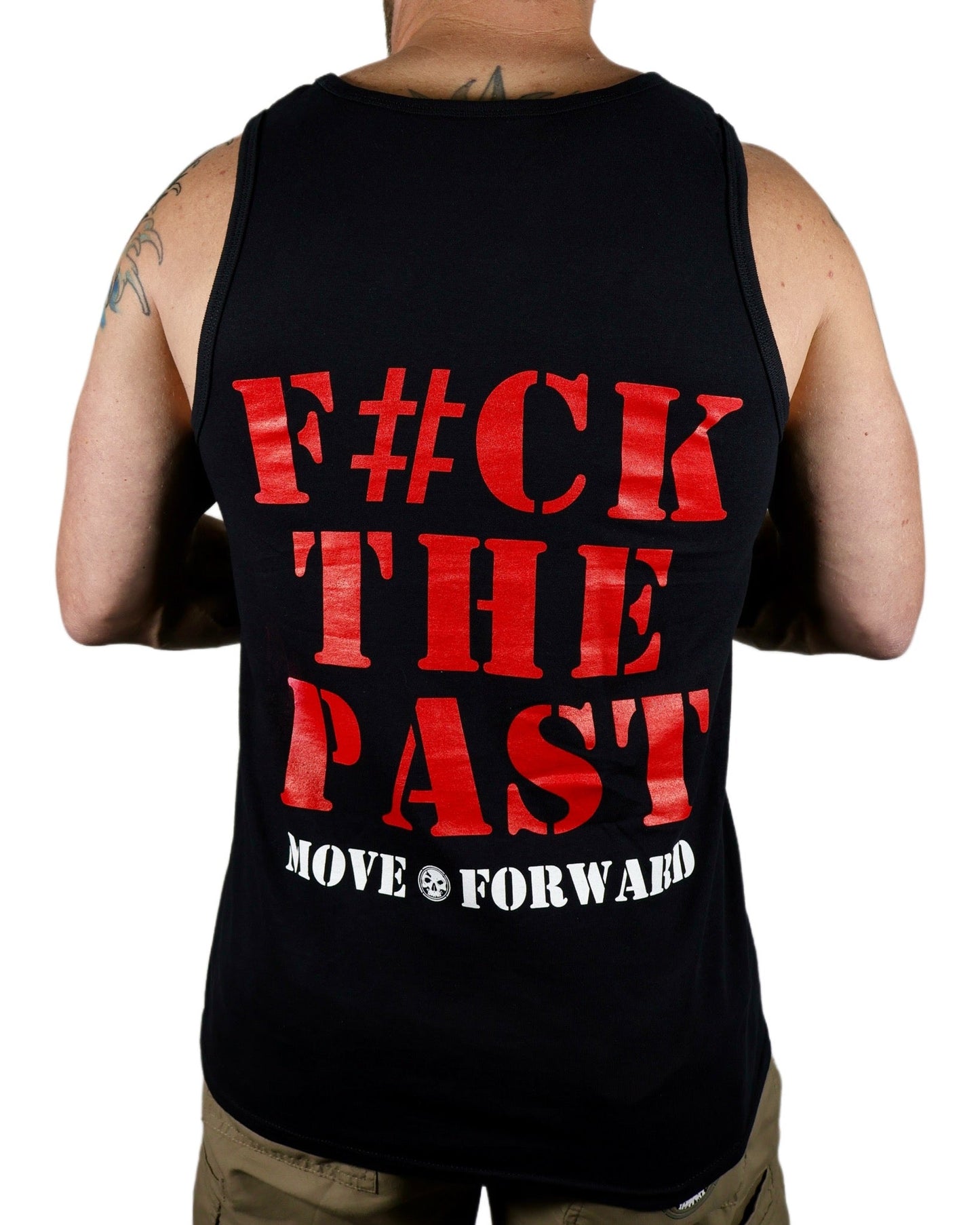 Men's "F The Past" Black Tank