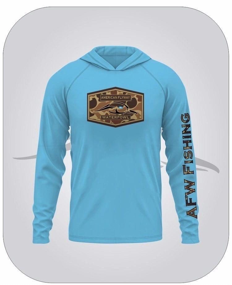 AFW Fishing Shirt with OSC Brown Logo