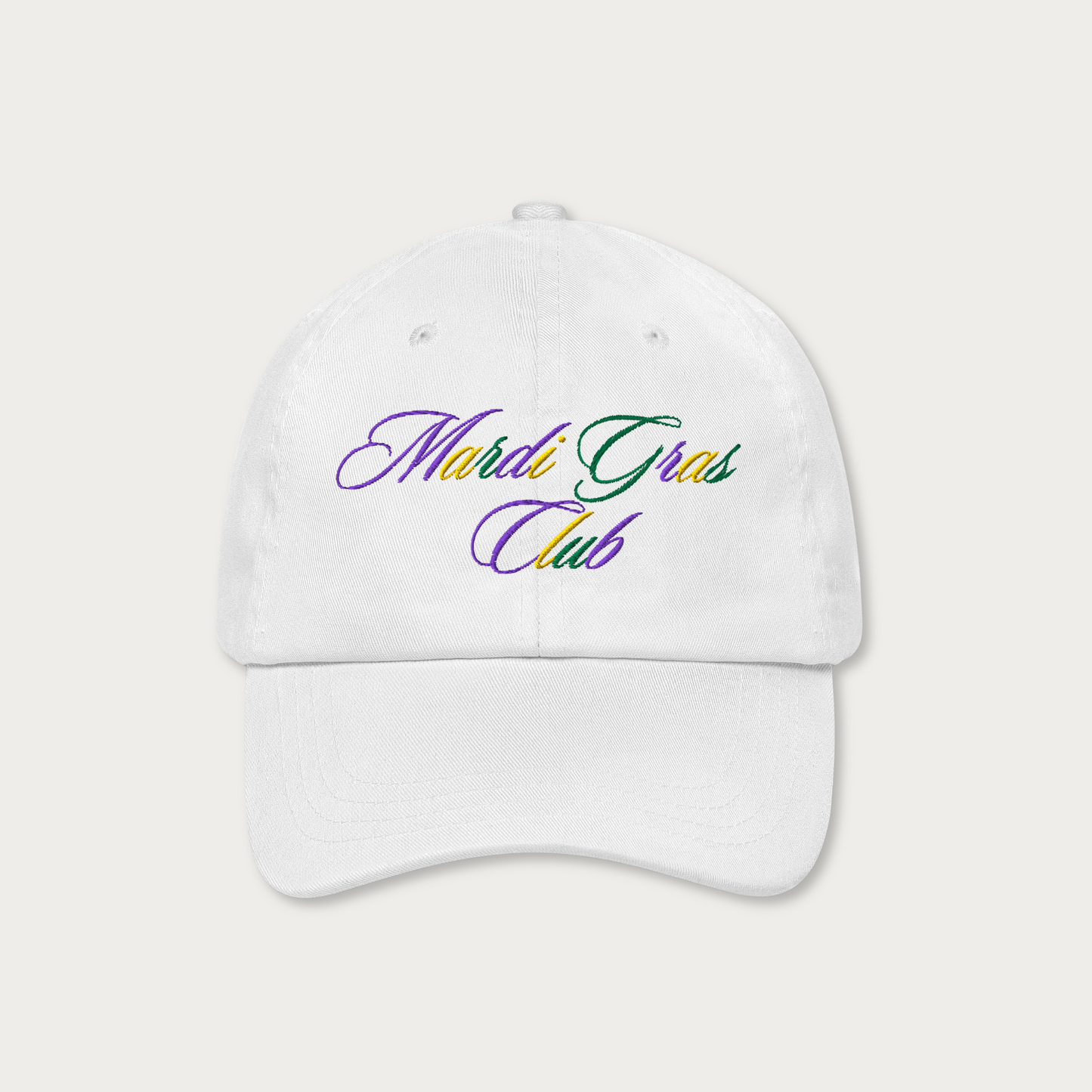 Mardi Gras Club Dad hat