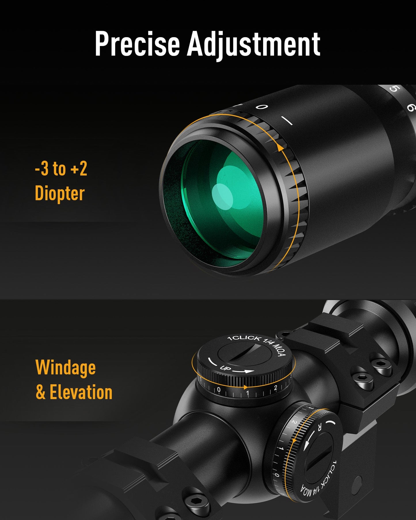 Multicoated Lens Optical Sights for Rifles Scope