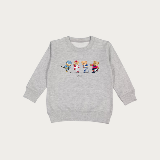 Sporty Bears Toddler Crewneck