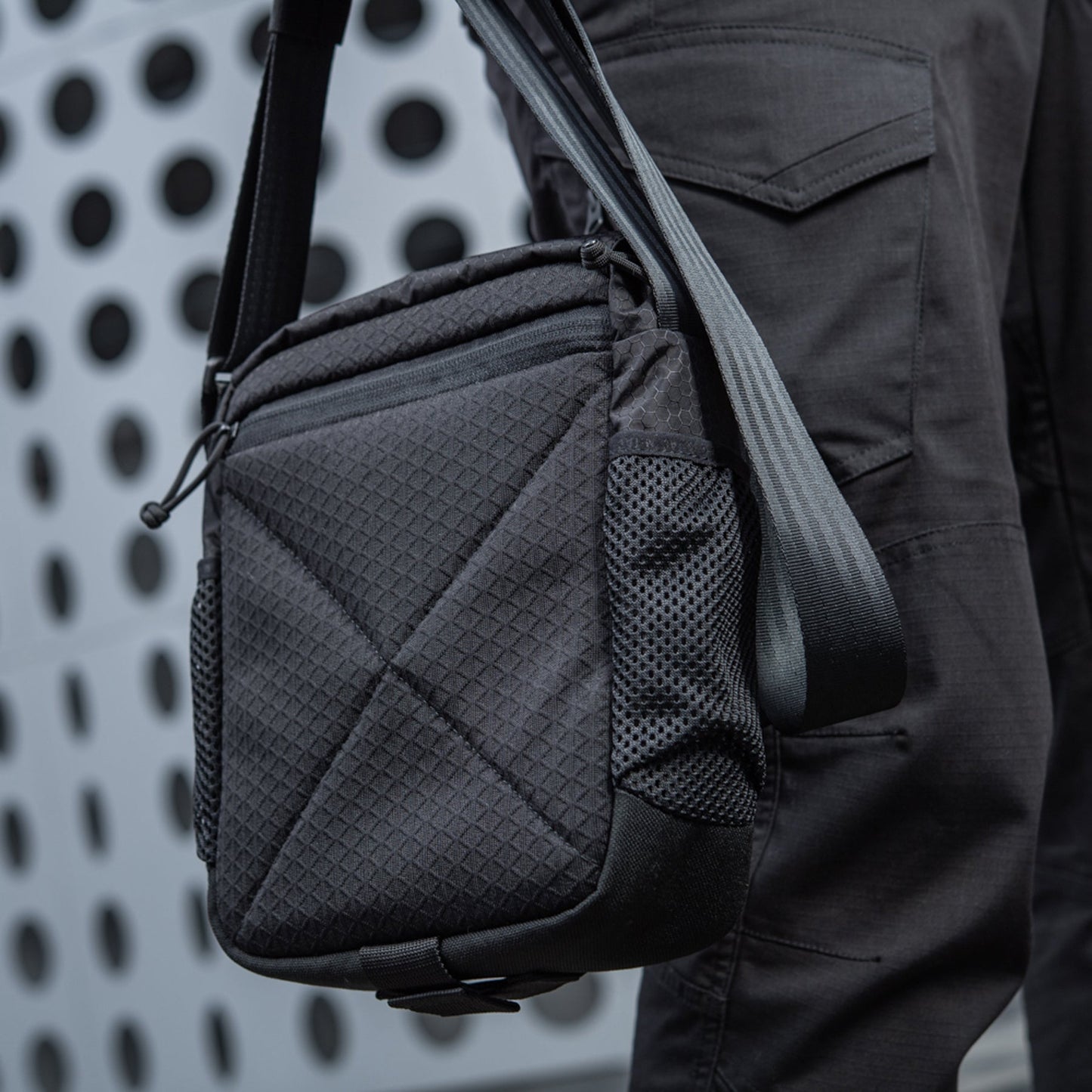 M-Tac Satellite Magnet Bag Elite Hex Black