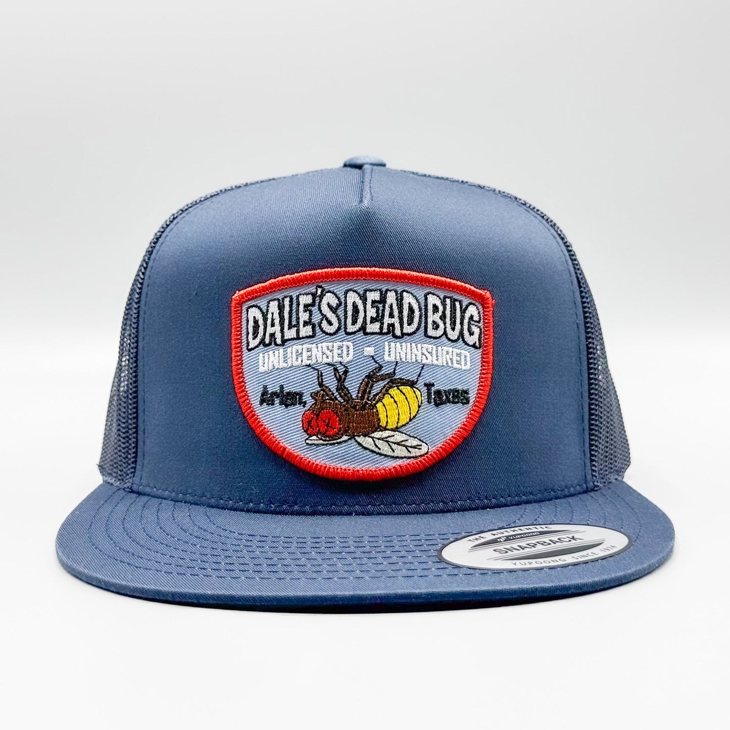 Dale's Dead Bug Unlicensed, Uninsured King of the Hill Trucker Hat