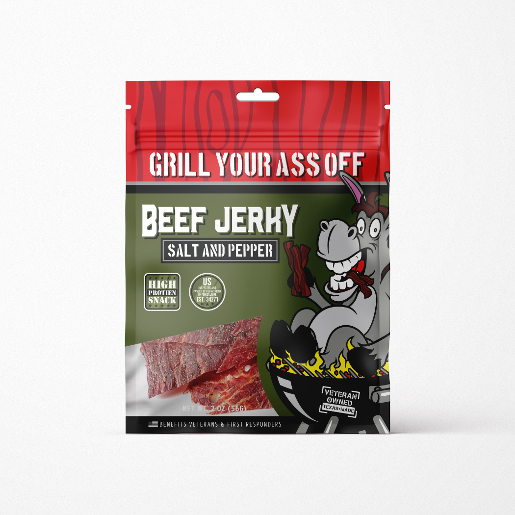 Salt & Pepper Beef Jerky - Meats, Food, Impulse Buy, Snacks