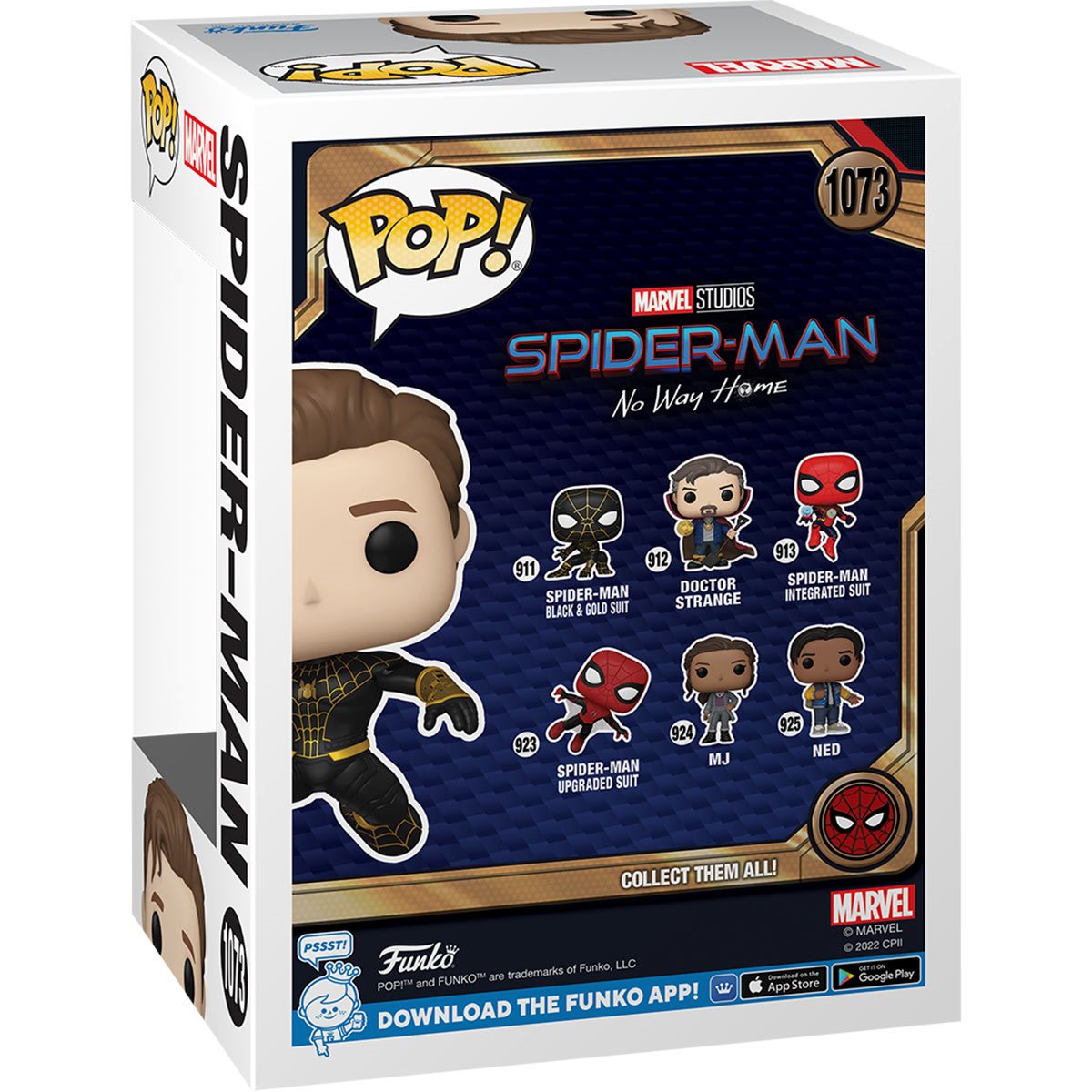 Funko Pop! Marvel: Spider-Man No Way Home - Unmasked Spider-Man Black Suit AAA Anime Exclusive