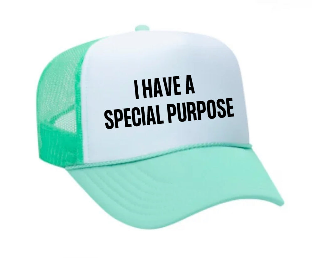 I Have A Special Purpose Trucker Hat