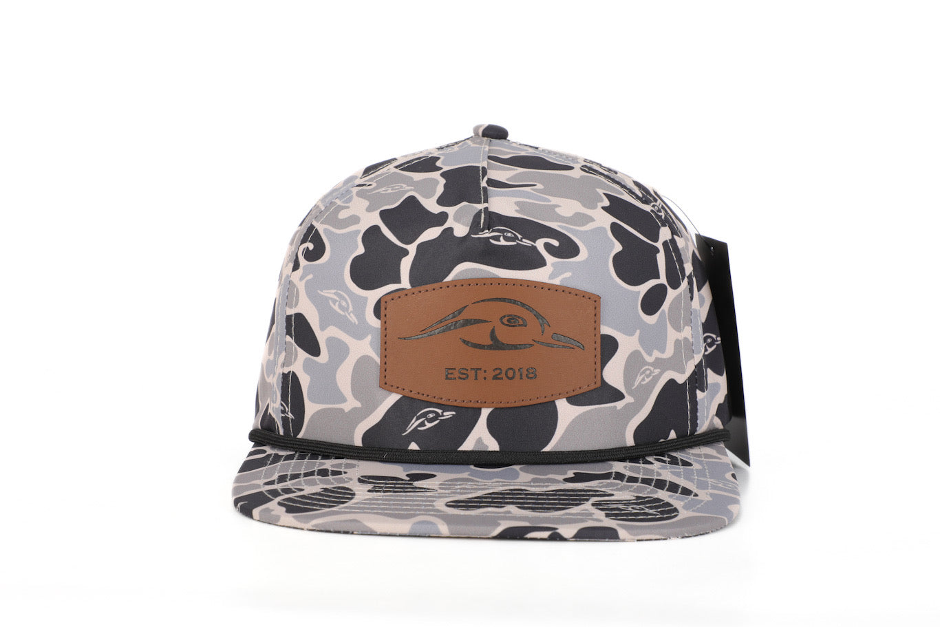 Hardwoods II Camo Vintage Rope Old School Hat