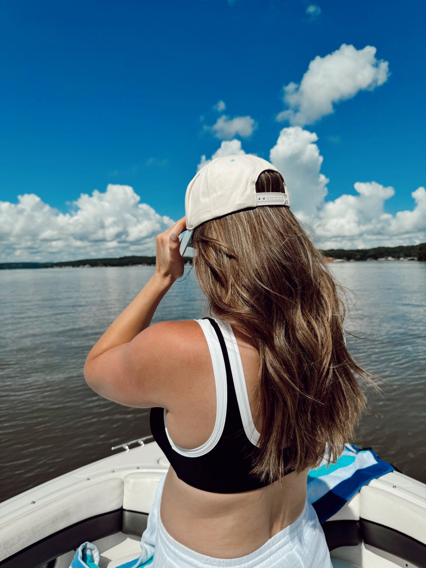 Lake it Easy - Navy Vintage Trucker Hat - PREORDER