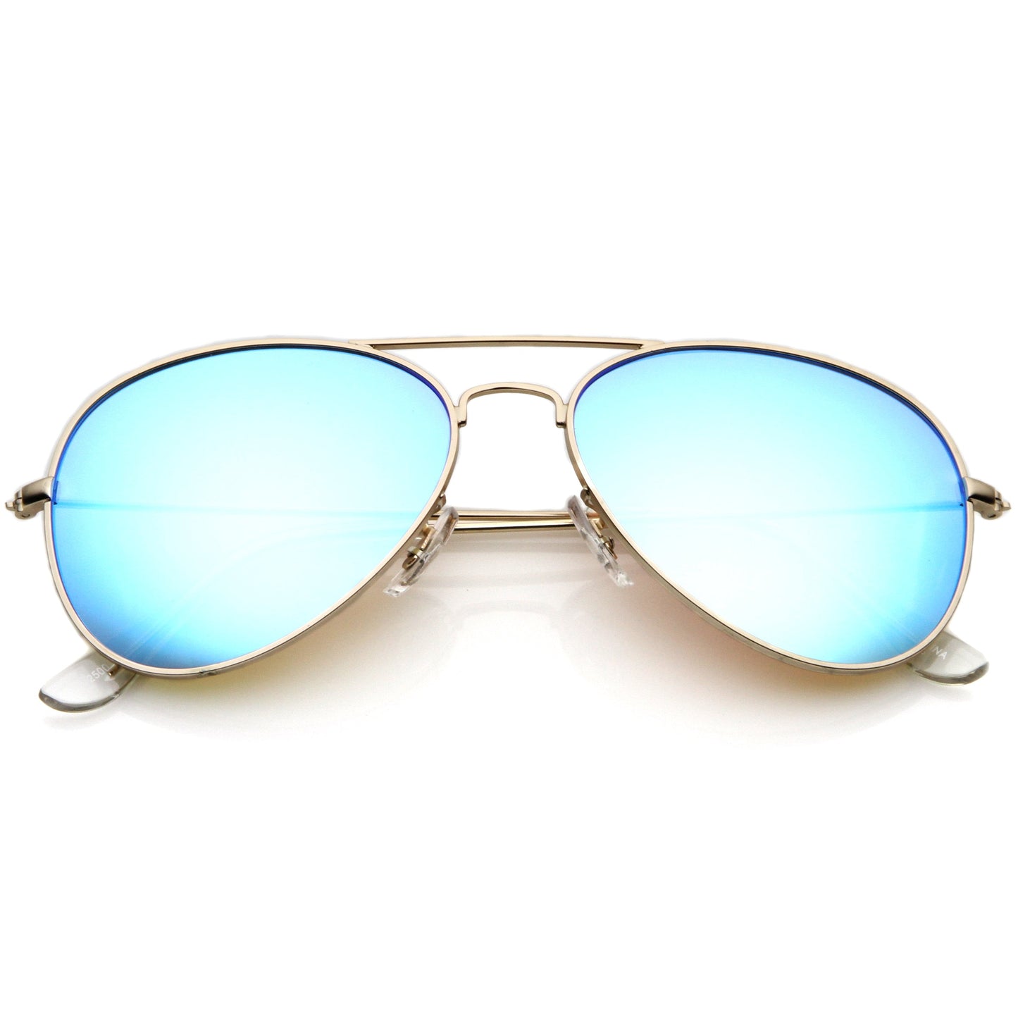 Premium Nickel Plated Frame Multi-Coated Mirror Lens Aviator Sunglasses A284