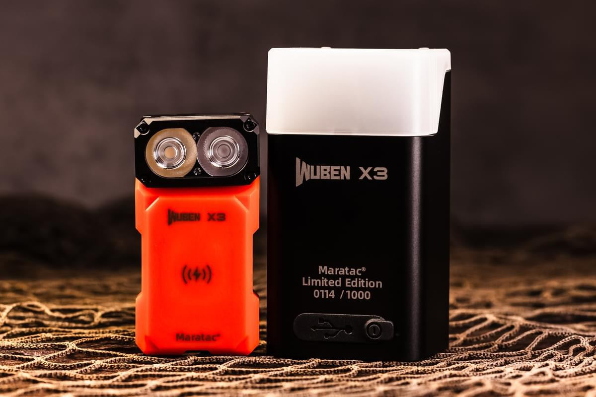 Wuben X3 Gen II - Beacon All-in-One Flashlight + ( Wireless ⚡️ Dock Included ) - CC Exclusive!