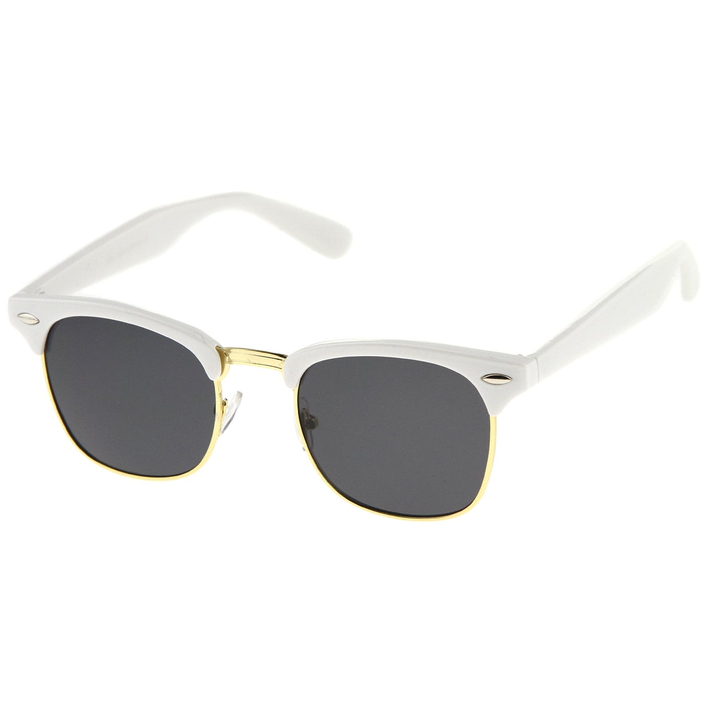 Everyday Two-Tone Half Frame Sunglasses A703