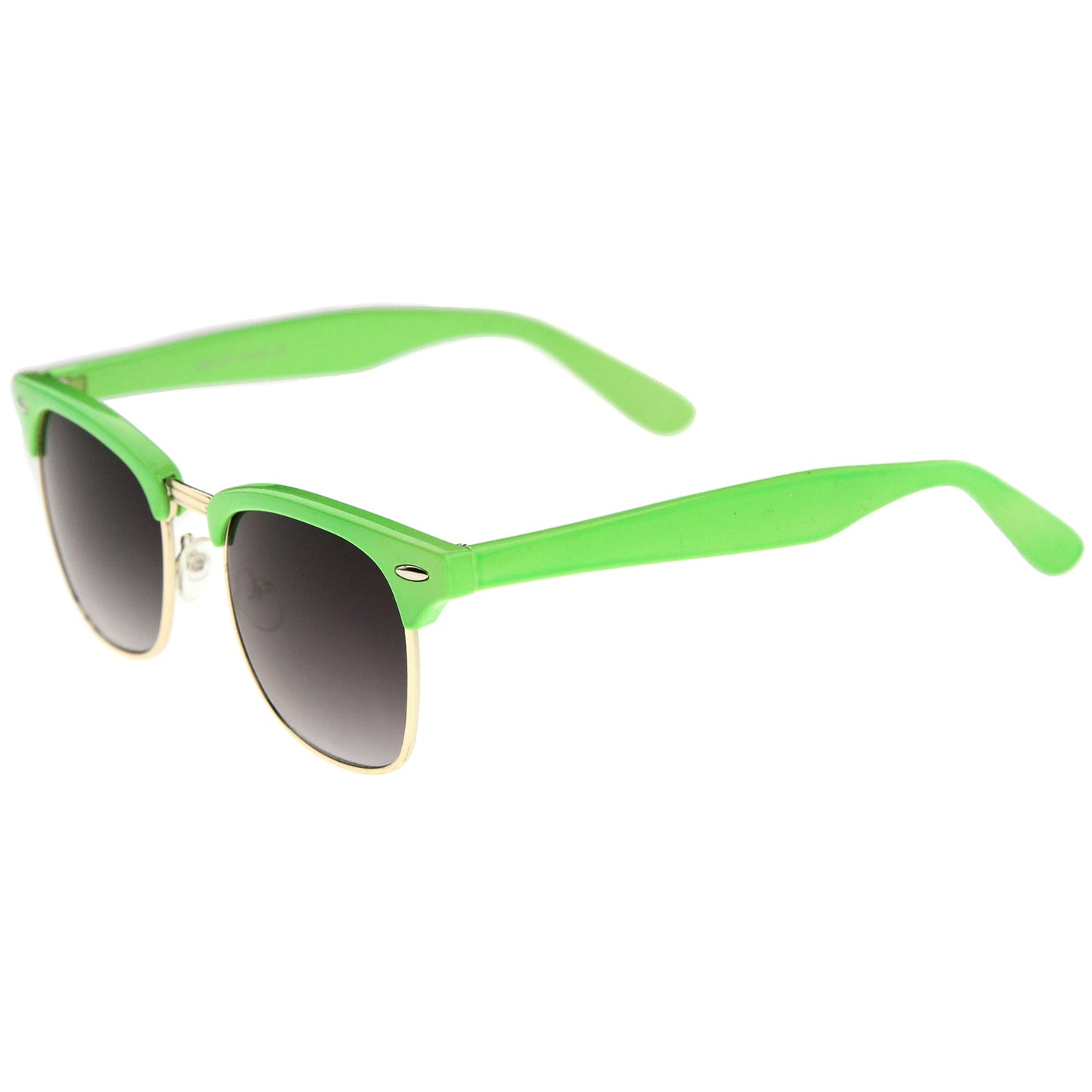 Everyday Two-Tone Half Frame Sunglasses A703