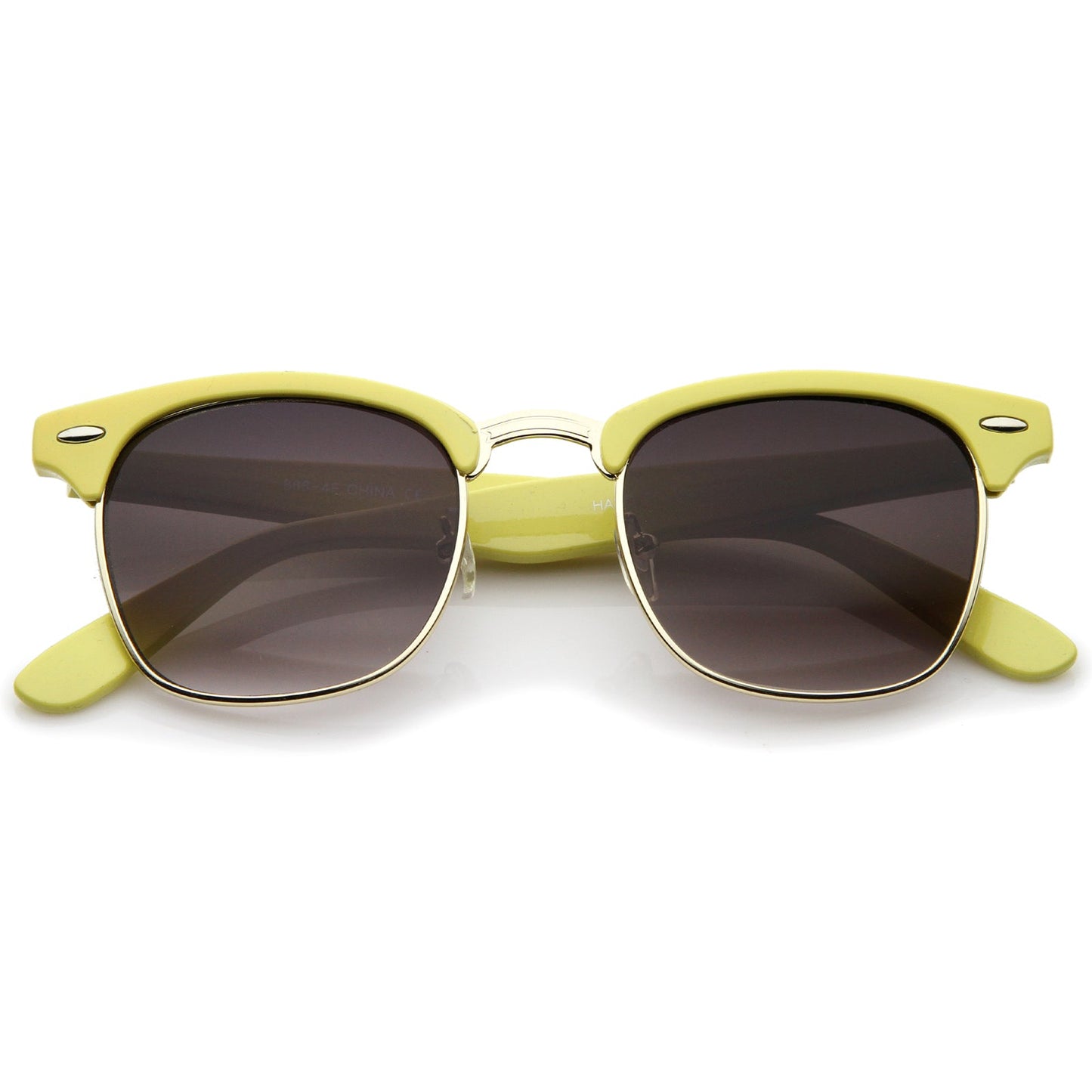 Everyday Two-Tone Half Frame Sunglasses A703