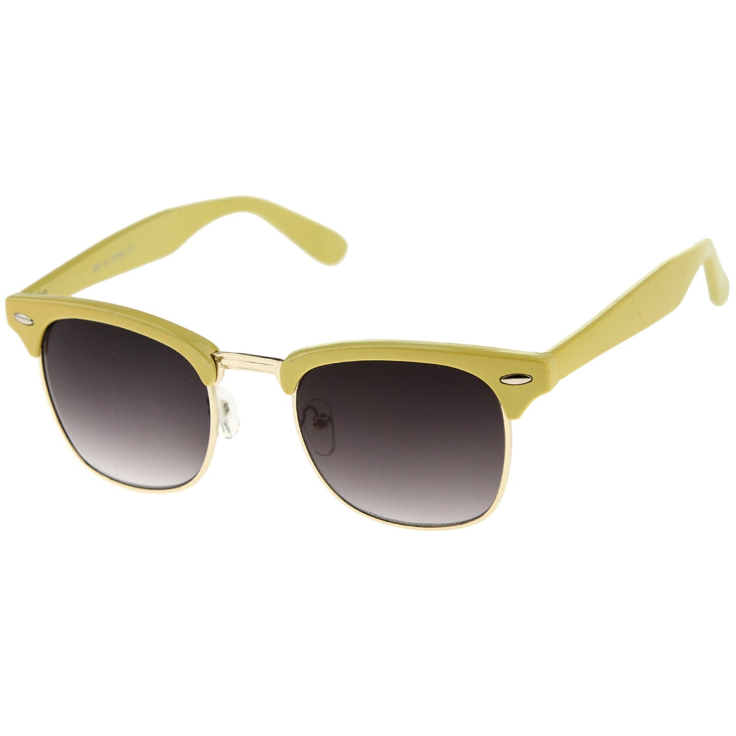 Everyday Two-Tone Half Frame Sunglasses A703