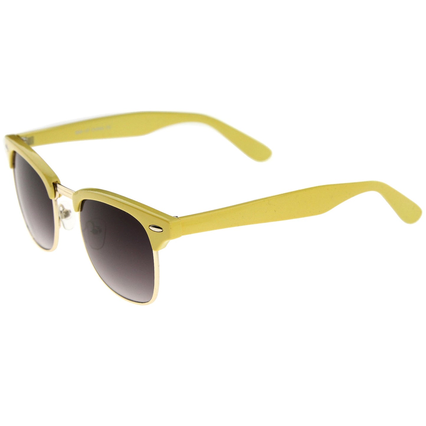 Everyday Two-Tone Half Frame Sunglasses A703