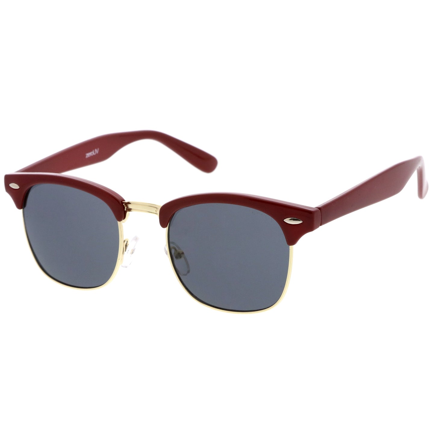 Everyday Two-Tone Half Frame Sunglasses A703