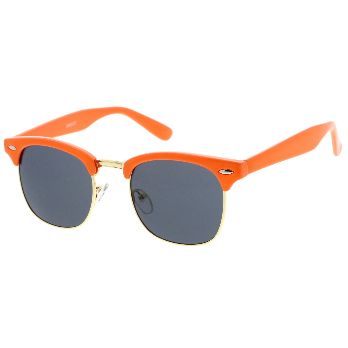 Everyday Two-Tone Half Frame Sunglasses A703