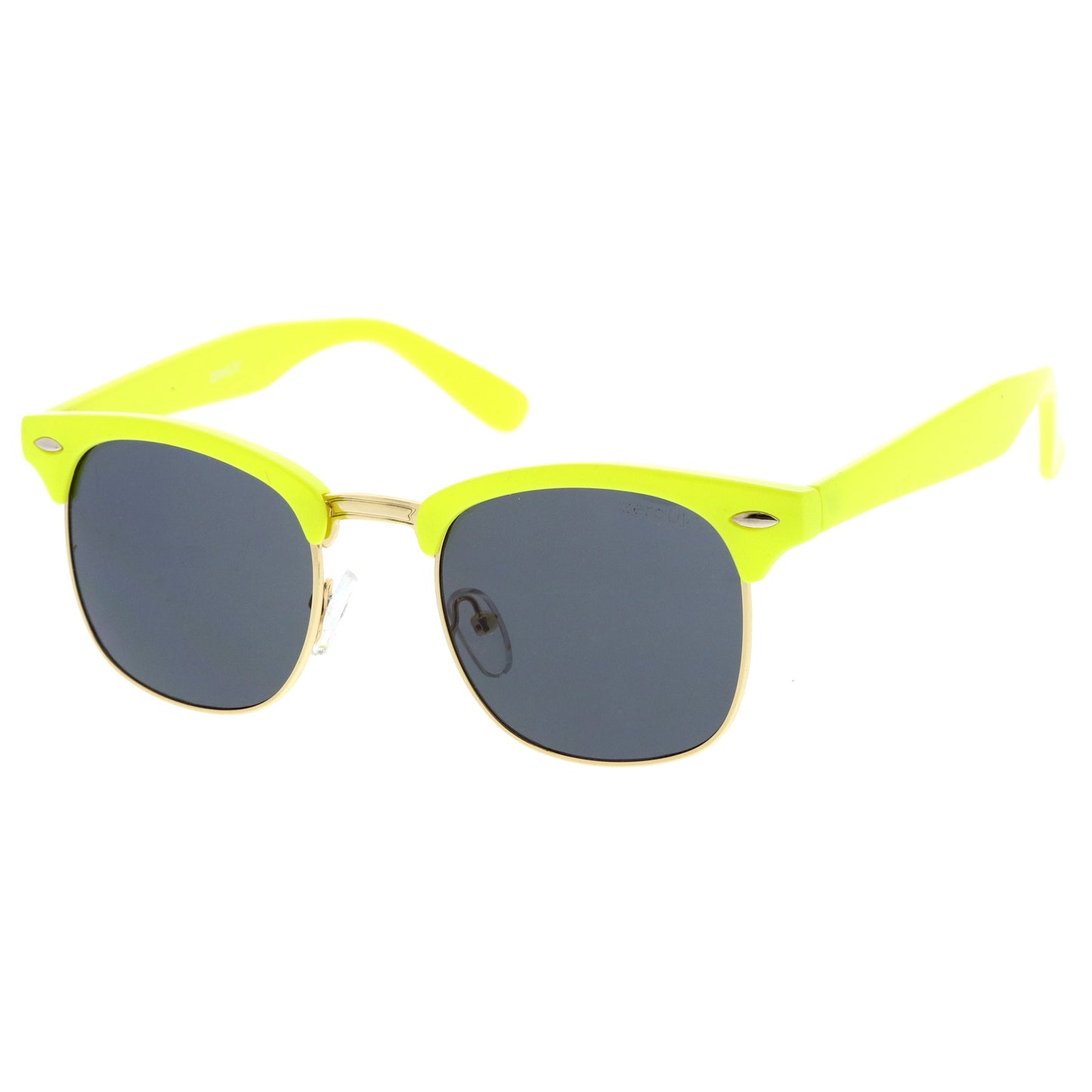 Everyday Two-Tone Half Frame Sunglasses A703