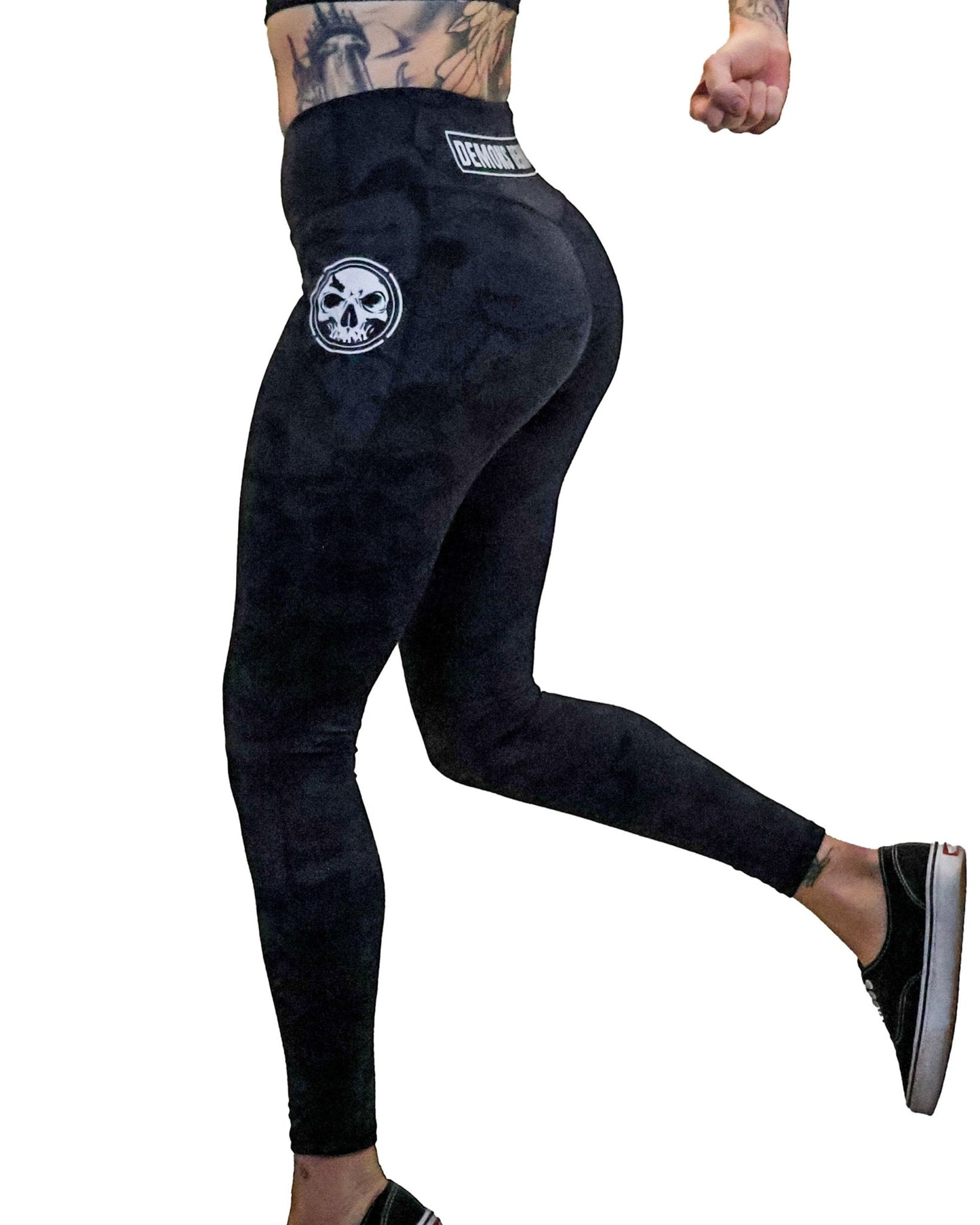 Women's Classic Fit Premium Black Camo Leggings