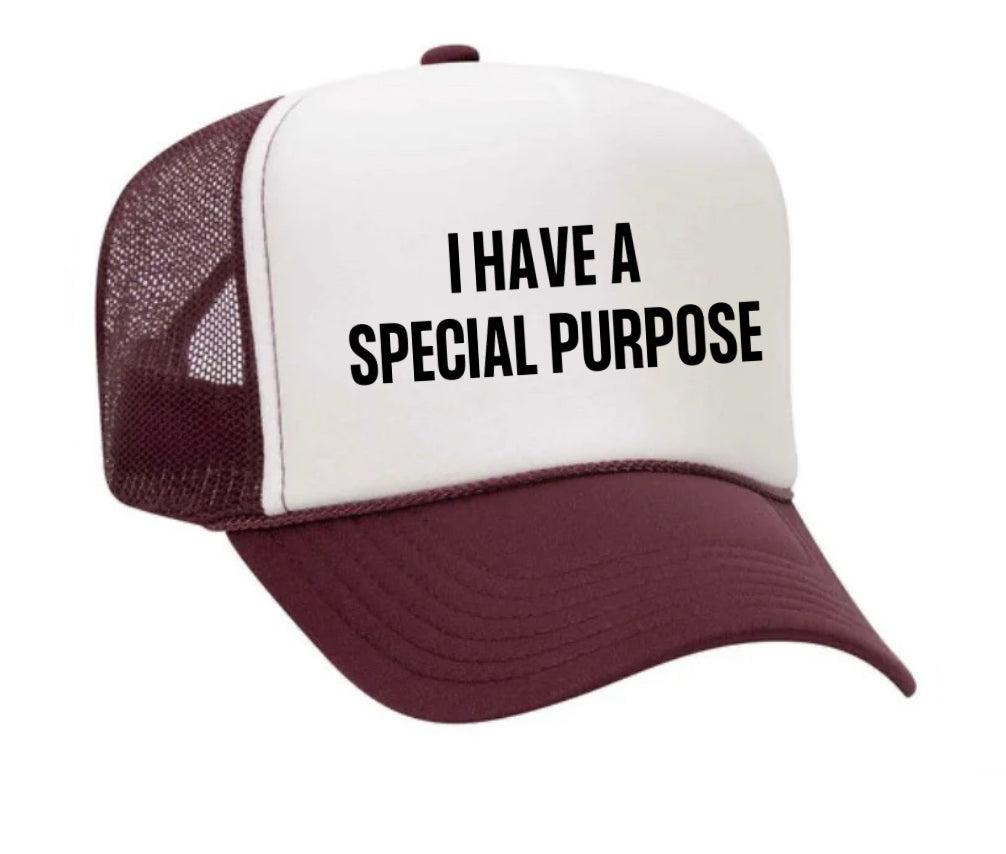 I Have A Special Purpose Trucker Hat