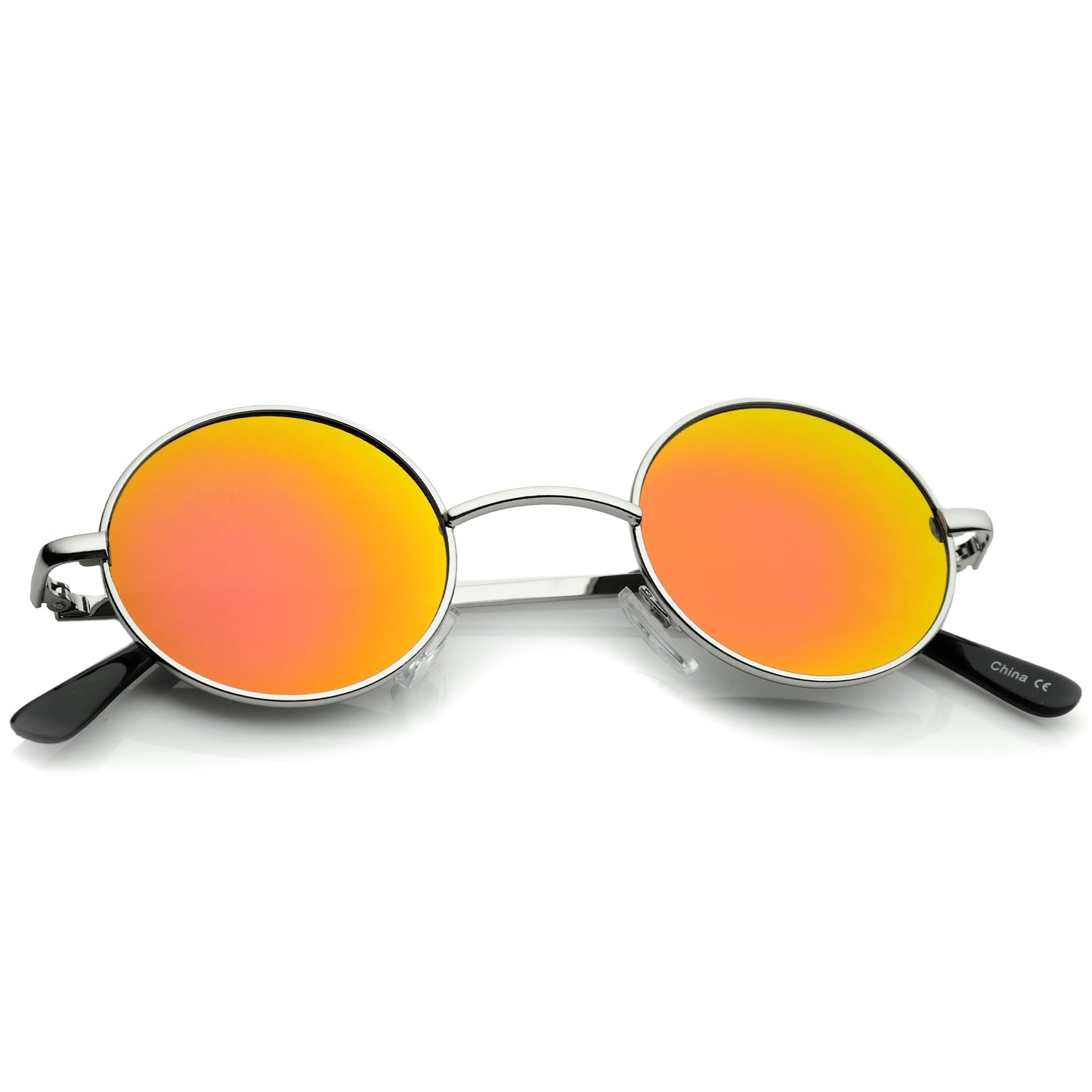 Retro Lennon Style Round Circle Metal Mirror Lens Sunglasses 1408