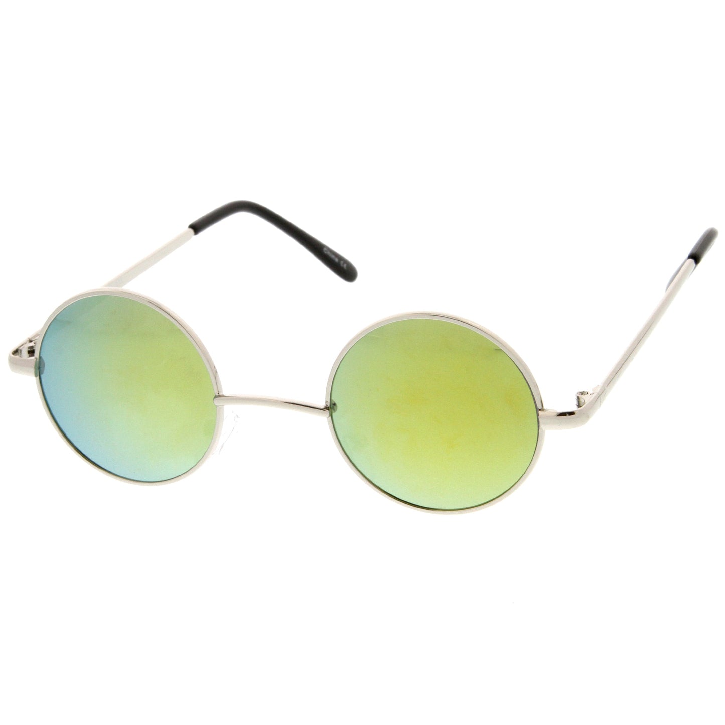 Retro Lennon Style Round Circle Metal Mirror Lens Sunglasses 1408