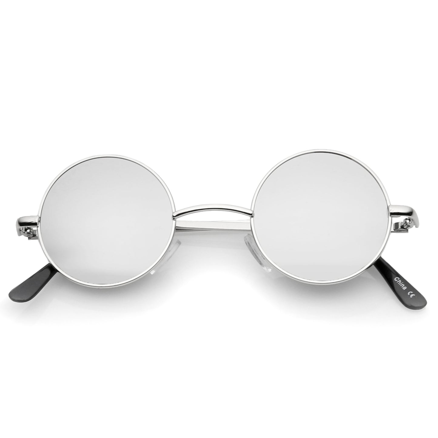 Retro Lennon Style Round Circle Metal Mirror Lens Sunglasses 1408