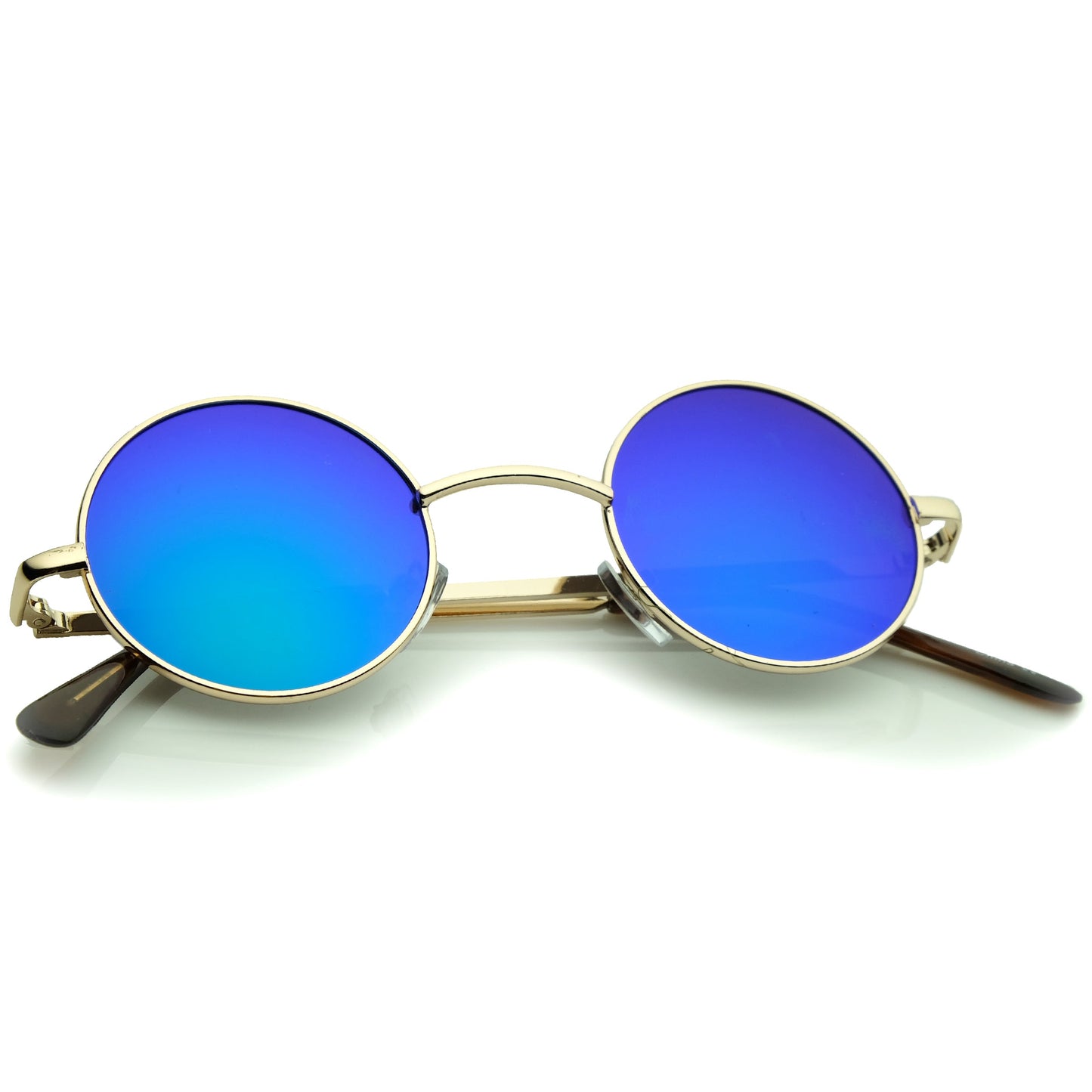 Retro Lennon Style Round Circle Metal Mirror Lens Sunglasses 1408