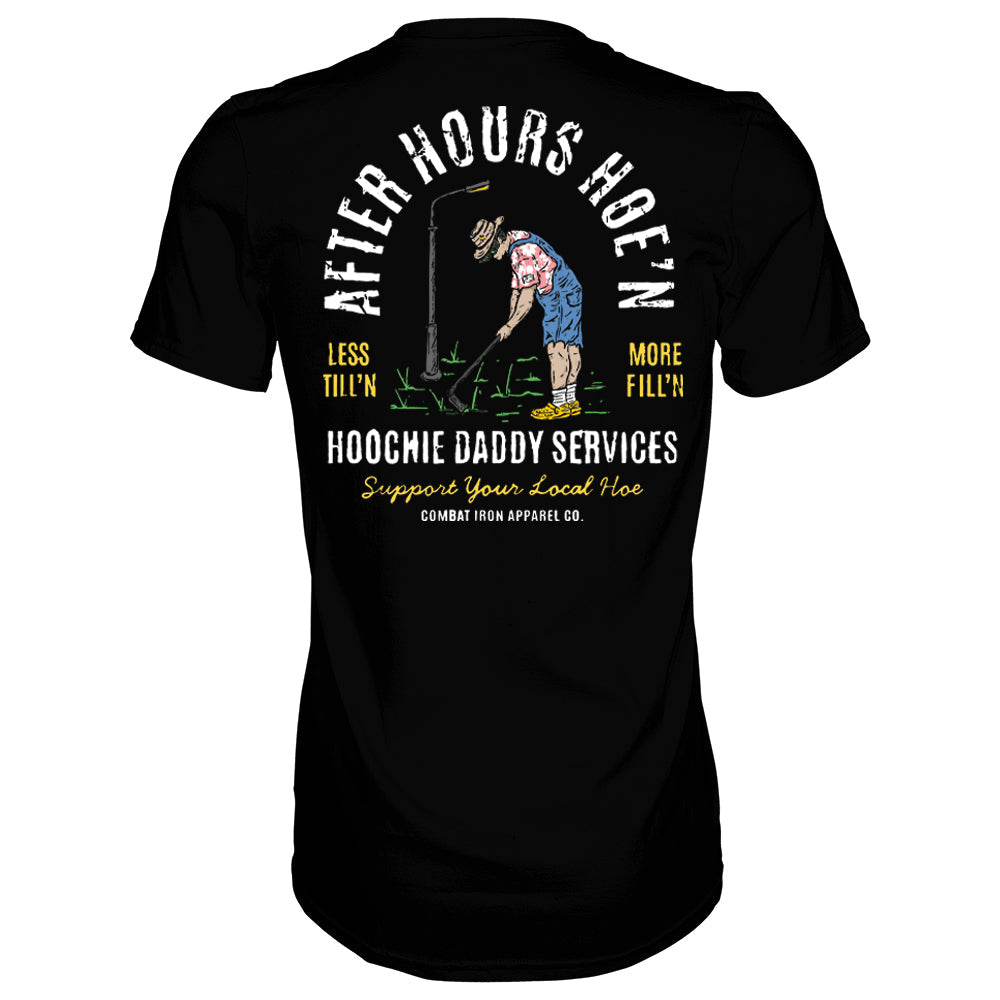 AFTER-HOURS HOE'N HOOCHIE DADDY SERVICES MEN'S T-SHIRT