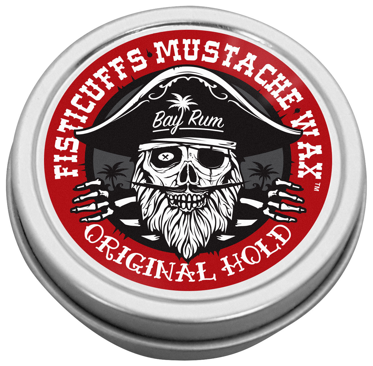 Bay Rum Scent Fisticuffs Mustache Wax "Original hold"