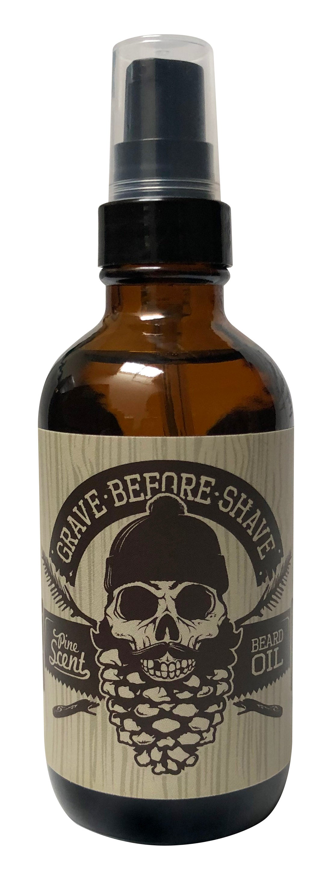 4oz. BIG BOTTLE OF GRAVE BEFORE SHAVE™  BEARD OIL