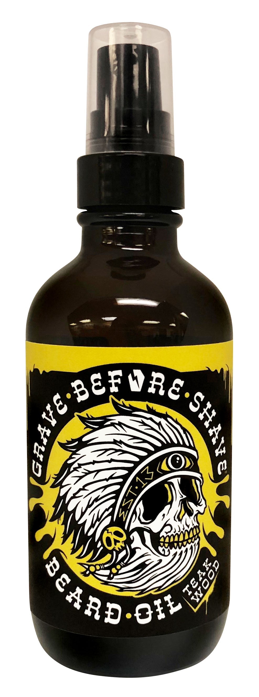 4oz. BIG BOTTLE OF GRAVE BEFORE SHAVE™  BEARD OIL