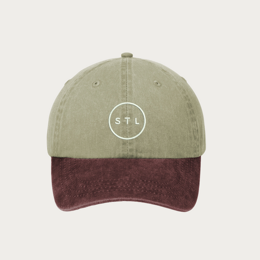 City Circle Two Tone Dad Cap