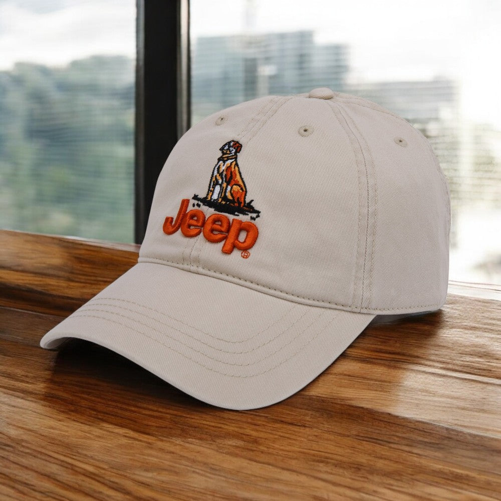 Hat - Jeep Dogs Premium Chino Twill - Khaki